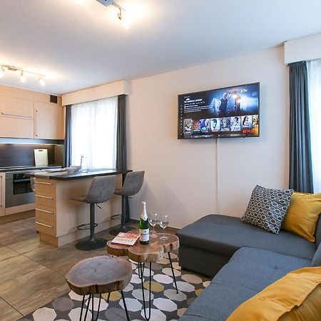 Spirit Apartments - Studio 2 - Kueche - Parkplatz Engelberg Exterior foto